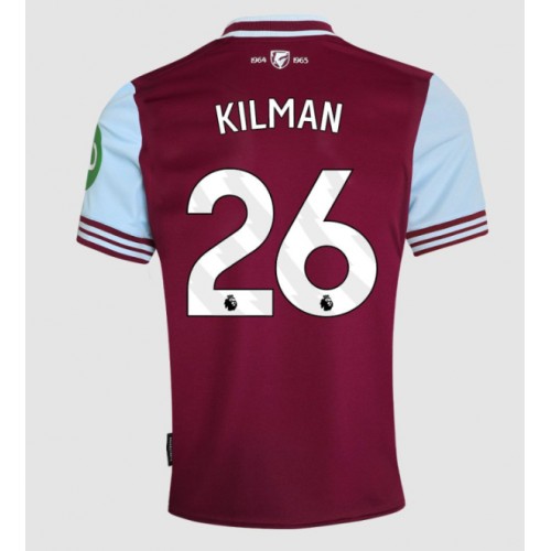 Pánský Fotbalový dres West Ham United Max Kilman #26 2024-25 Domácí Krátký Rukáv